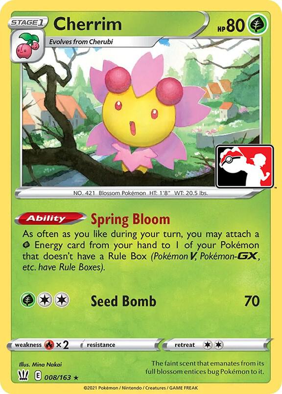 Cherrim Series 1/2 008/163 (Prize Pack Series Cards)  | Good Games Adelaide SA