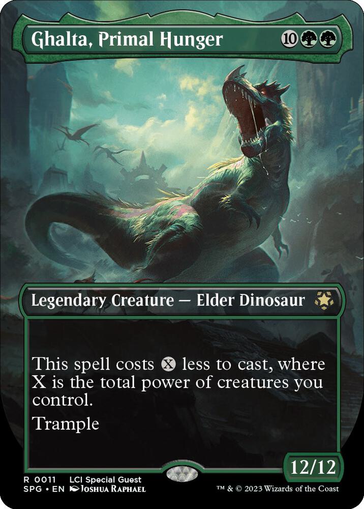 Ghalta, Primal Hunger 11 (Special Guests)  - Borderless Foil | Good Games Adelaide SA
