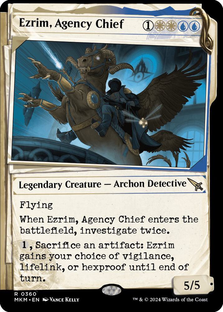 Ezrim, Agency Chief 360 (Murders at Karlov Manor)  - Foil | Good Games Adelaide SA