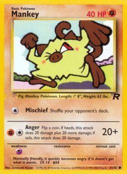 Mankey (61/82) [Team Rocket Unlimited] | Good Games Adelaide SA