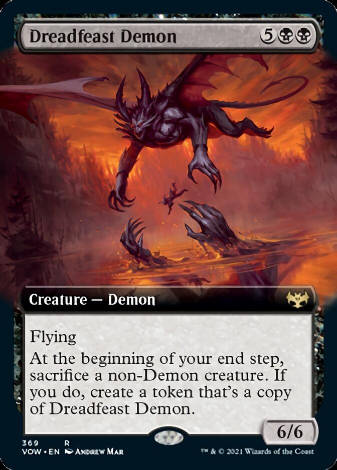 Dreadfeast Demon (Extended) [Innistrad: Crimson Vow] | Good Games Adelaide SA