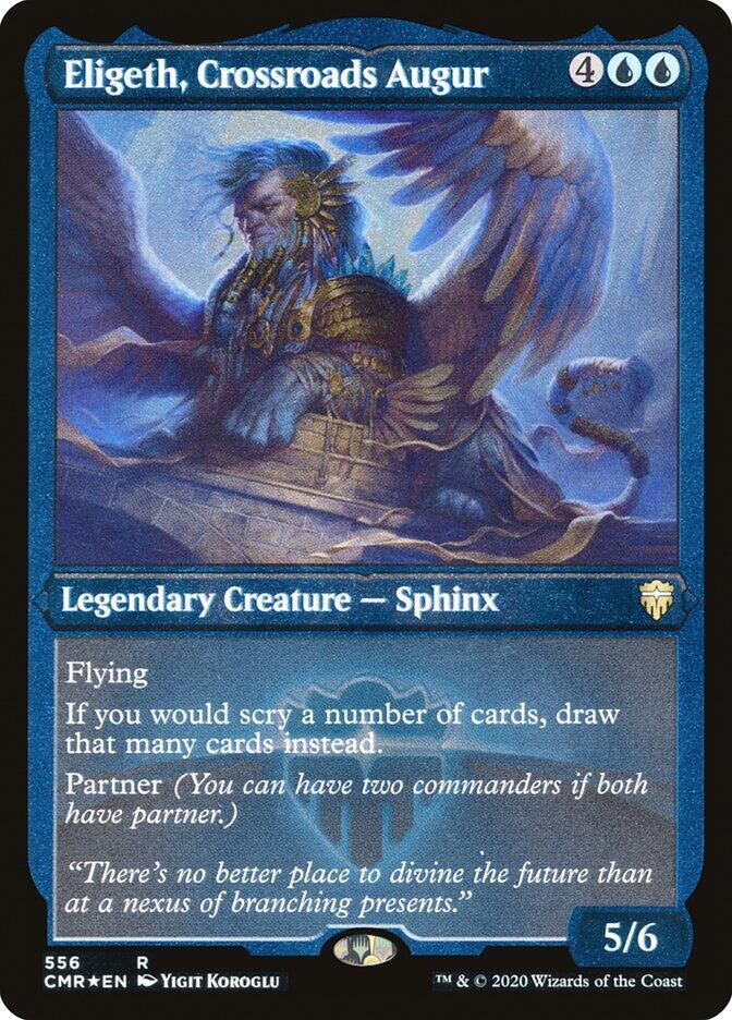 Eligeth Crossroads Augur Foil Etched 556 (Commander Legends)  - Foil | Good Games Adelaide SA