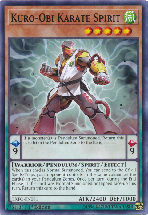 Kuro-Obi Karate Spirit [EXFO-EN081] Common | Good Games Adelaide SA