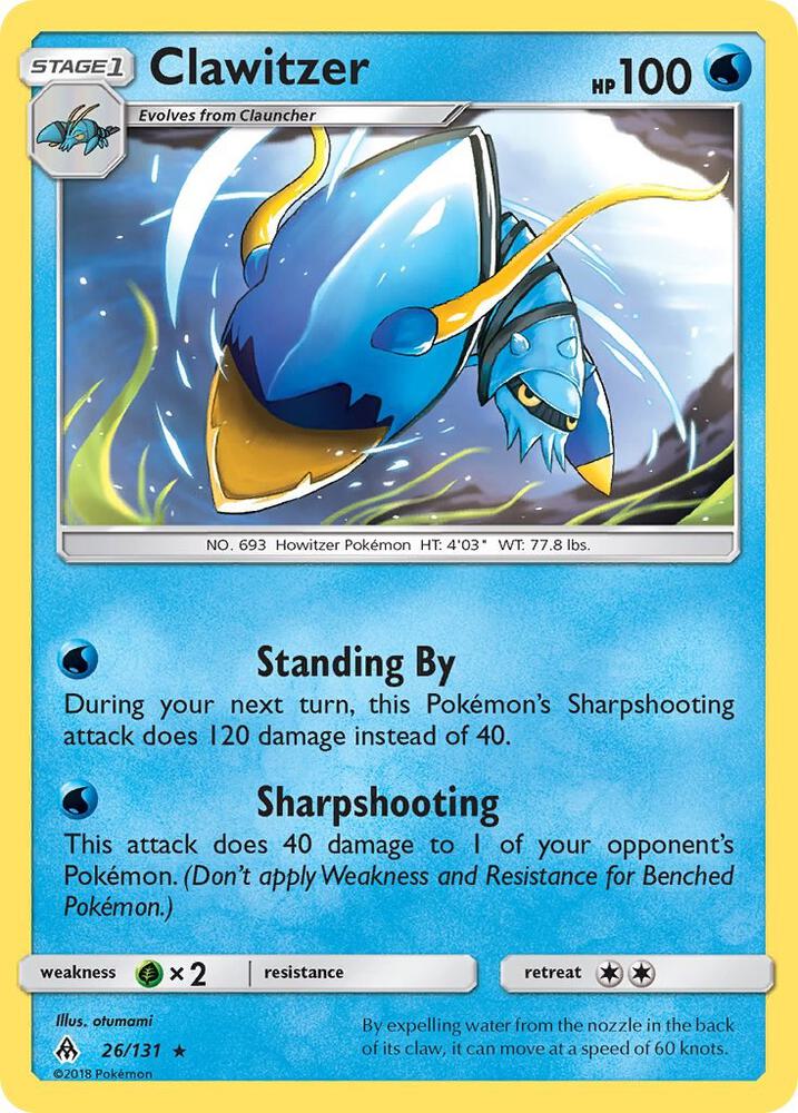 Clawitzer 26/131 (SM - Forbidden Light)  | Good Games Adelaide SA