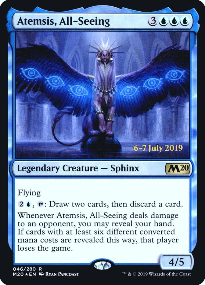 Atemsis, All-Seeing 46 (Prerelease Cards)  - PreRelease Foil | Good Games Adelaide SA
