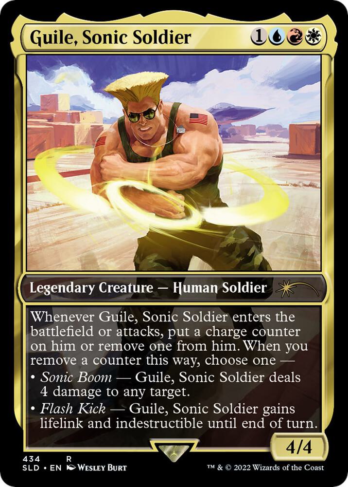 Guile Sonic Soldier 434 (Secret Lair Drop Series)  - Foil | Good Games Adelaide SA