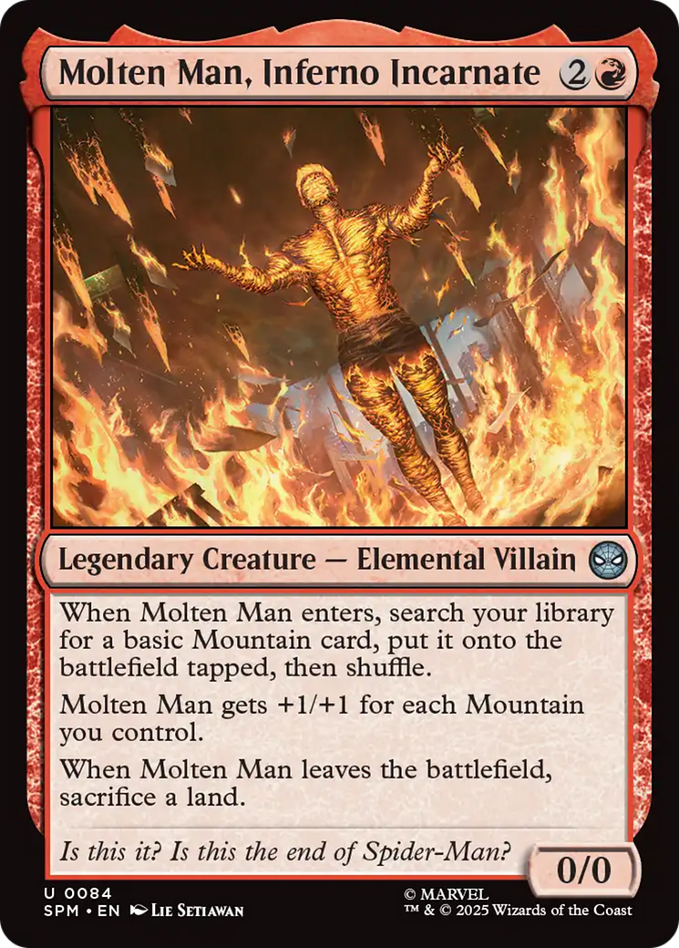 Molten Man, Inferno Incarnate [Marvel's Spider-Man] | Good Games Adelaide SA