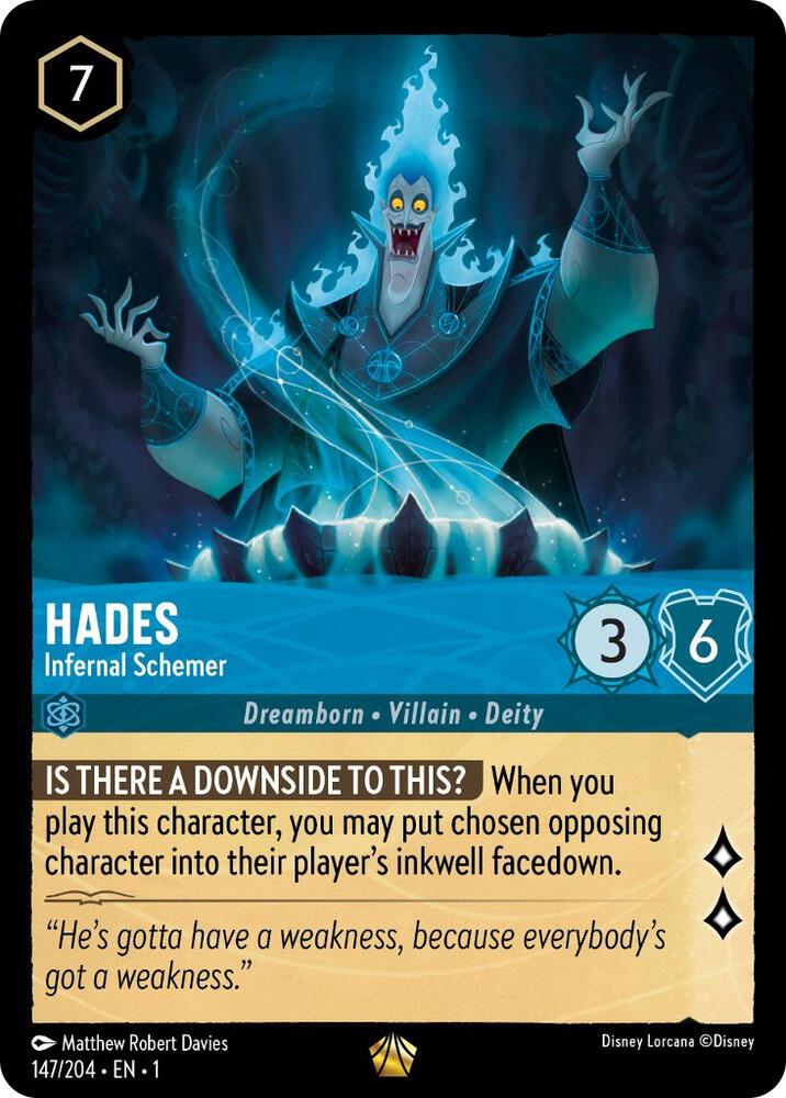 Hades Infernal Schemer 147/204 (The First Chapter)  | Good Games Adelaide SA