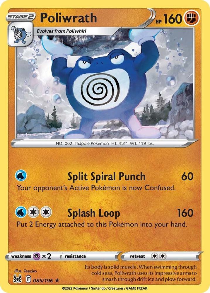 Poliwrath 085/196 (SWSH11: Lost Origin)  | Good Games Adelaide SA