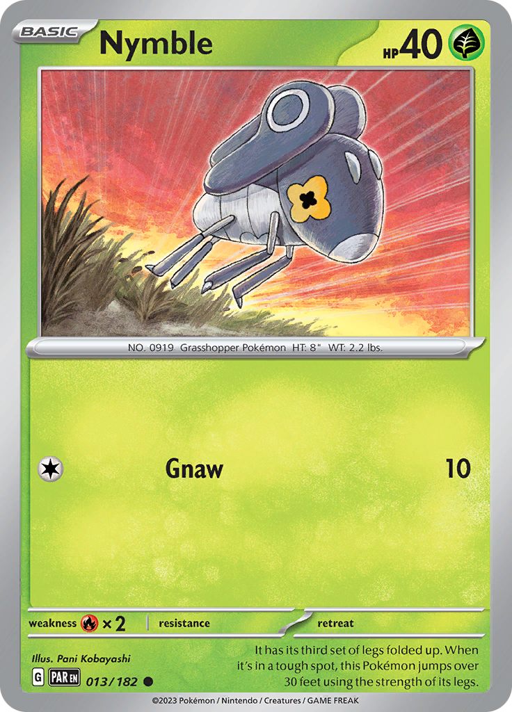 Nymble (013/182) [Scarlet & Violet: Paradox Rift] | Good Games Adelaide SA