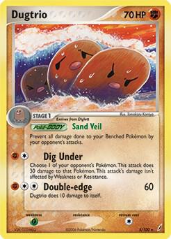 Dugtrio 5 100 EX Crystal Guardians 005/100 (Deck Exclusives)  | Good Games Adelaide SA