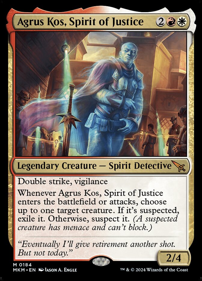 Agrus Kos, Spirit of Justice 184 (Murders at Karlov Manor)  | Good Games Adelaide SA