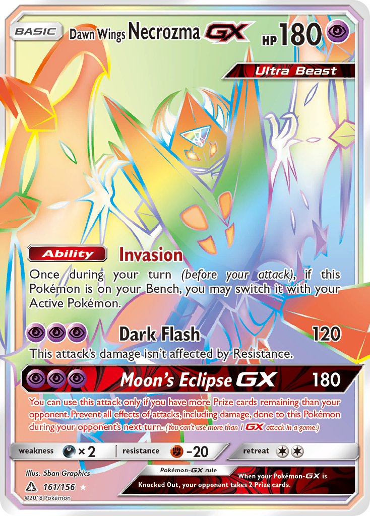 Dawn Wings Necrozma GX (161/156) [Sun & Moon: Ultra Prism] | Good Games Adelaide SA