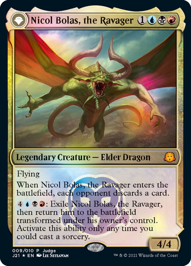 Nicol Bolas, the Ravager [Judge Gift Cards 2021] | Good Games Adelaide SA