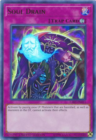 Soul Drain [LART-EN011] Ultra Rare | Good Games Adelaide SA