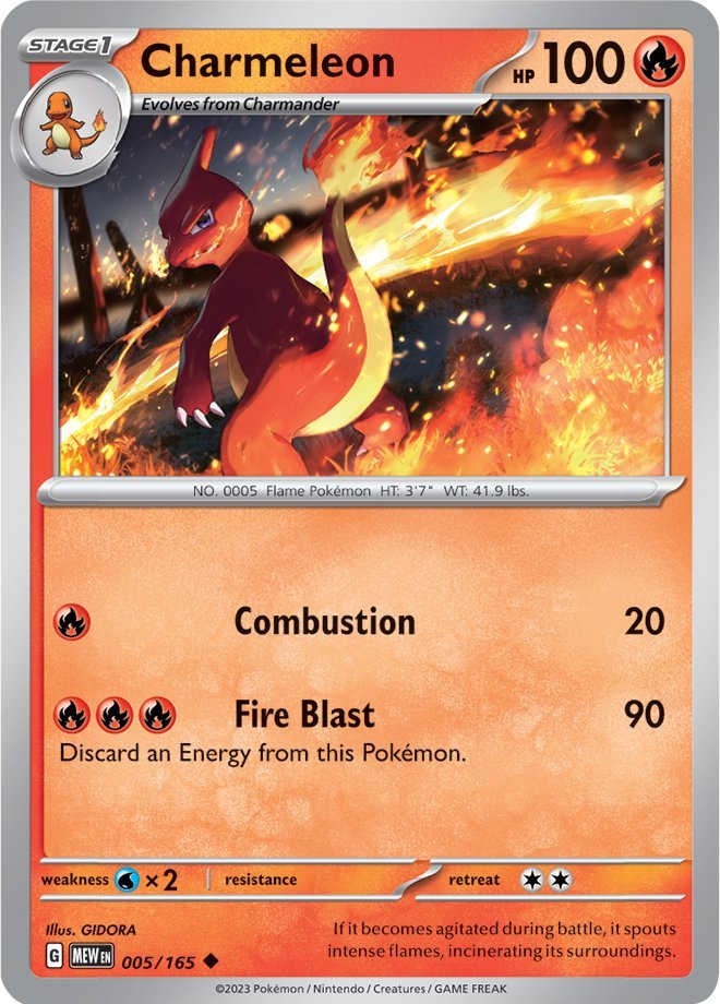 Charmeleon (005/165) [Scarlet & Violet: 151] | Good Games Adelaide SA
