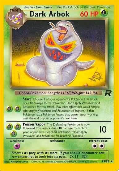 Dark Arbok W Stamped 19/82 (WoTC Promo)  | Good Games Adelaide SA