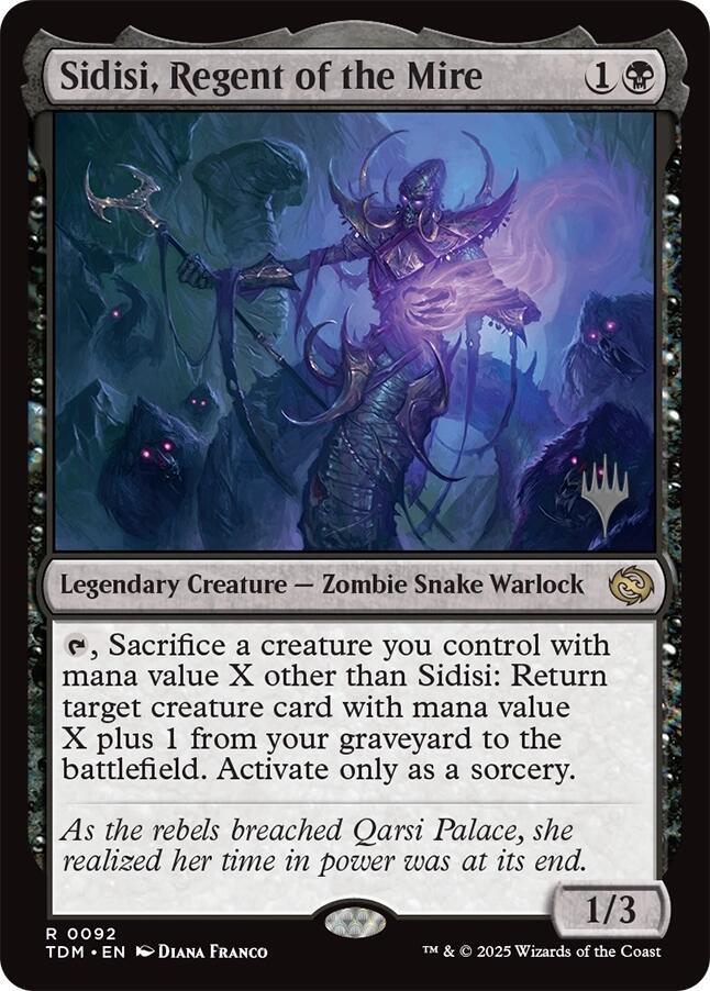 Sidisi, Regent of the Mire 92 (Promo Pack: Tarkir: Dragonstorm)  | Good Games Adelaide SA