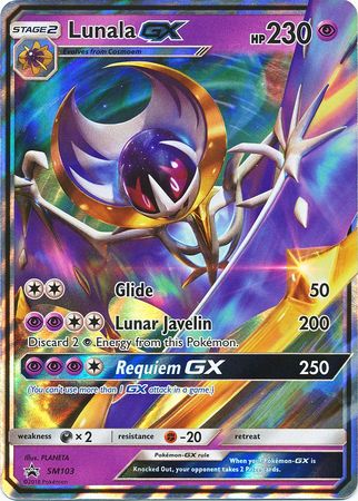 Lunala GX (SM103) (Jumbo Card) [Sun & Moon: Black Star Promos] | Good Games Adelaide SA