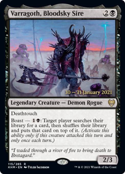 Varragoth Bloodsky Sire 115 (Prerelease Cards)  - Foil | Good Games Adelaide SA