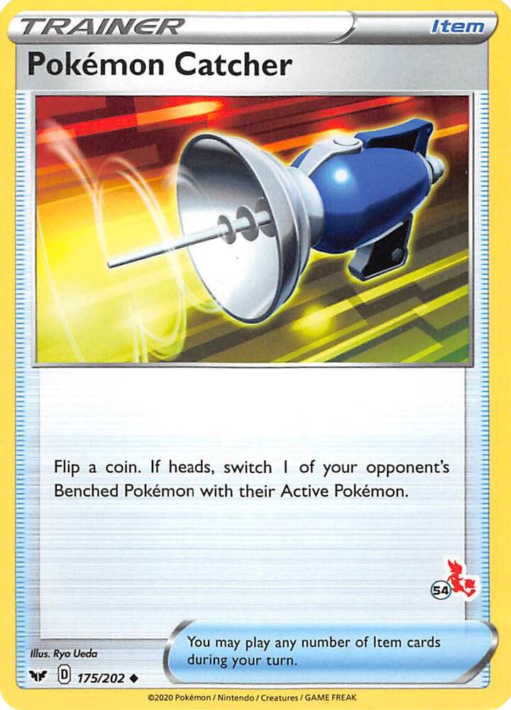 Pokemon Catcher 175 202 54 Cinderace Stamped 175/202 (Battle Academy 2022)  | Good Games Adelaide SA
