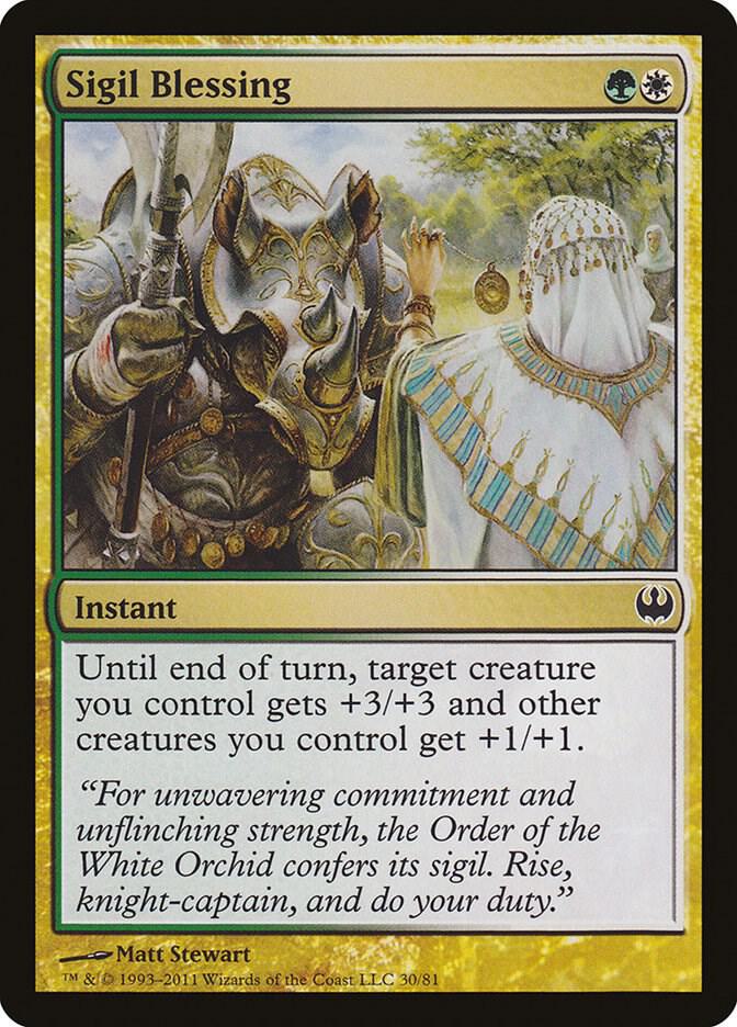 Sigil Blessing 30 (Duel Decks: Knights vs. Dragons)  | Good Games Adelaide SA