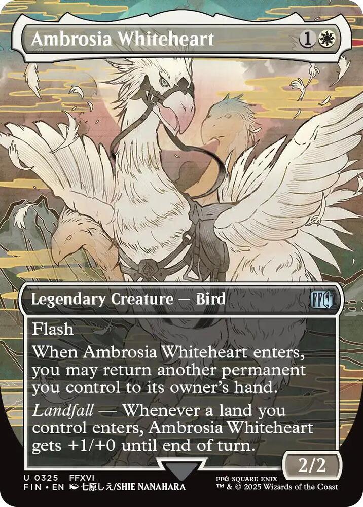Ambrosia Whiteheart Borderless 325 (FINAL FANTASY)  | Good Games Adelaide SA