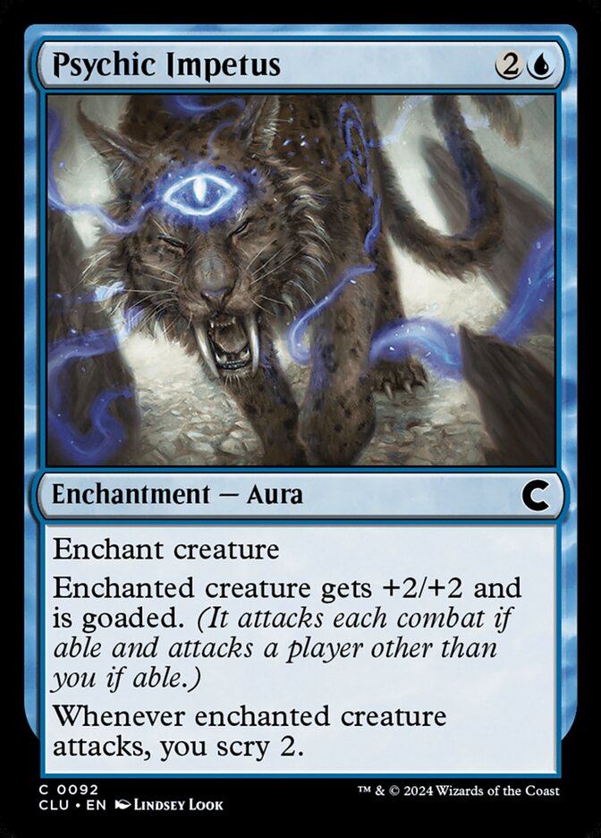 Psychic Impetus 92 (Ravnica: Clue Edition)  | Good Games Adelaide SA