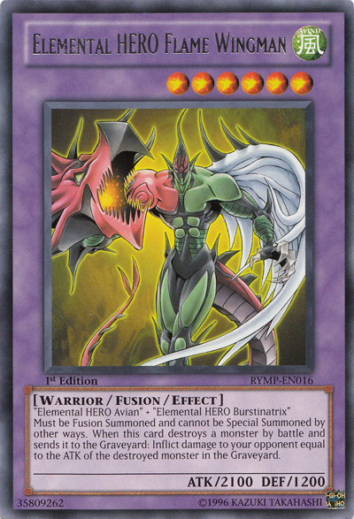 Elemental HERO Flame Wingman [RYMP-EN016] Rare | Good Games Adelaide SA