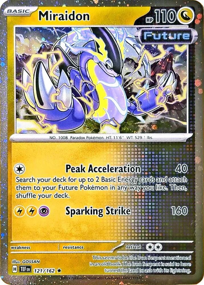 Miraidon 121/162 (Miscellaneous Cards & Products)  - Cosmo Holofoil | Good Games Adelaide SA