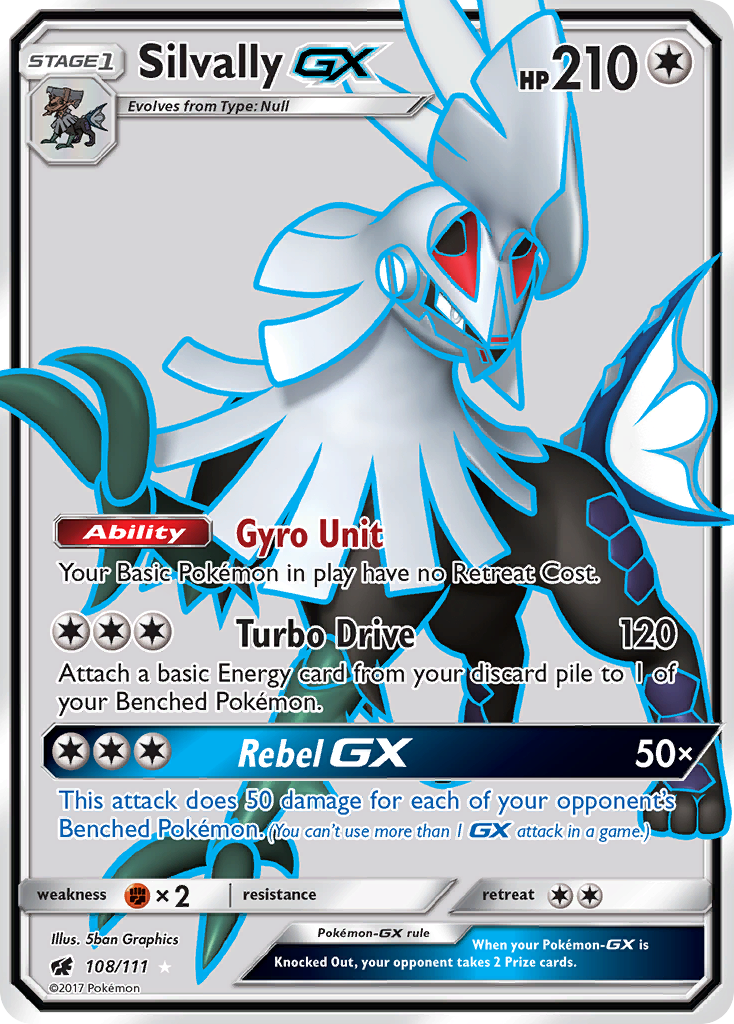 Silvally GX (108/111) [Sun & Moon: Crimson Invasion] | Good Games Adelaide SA