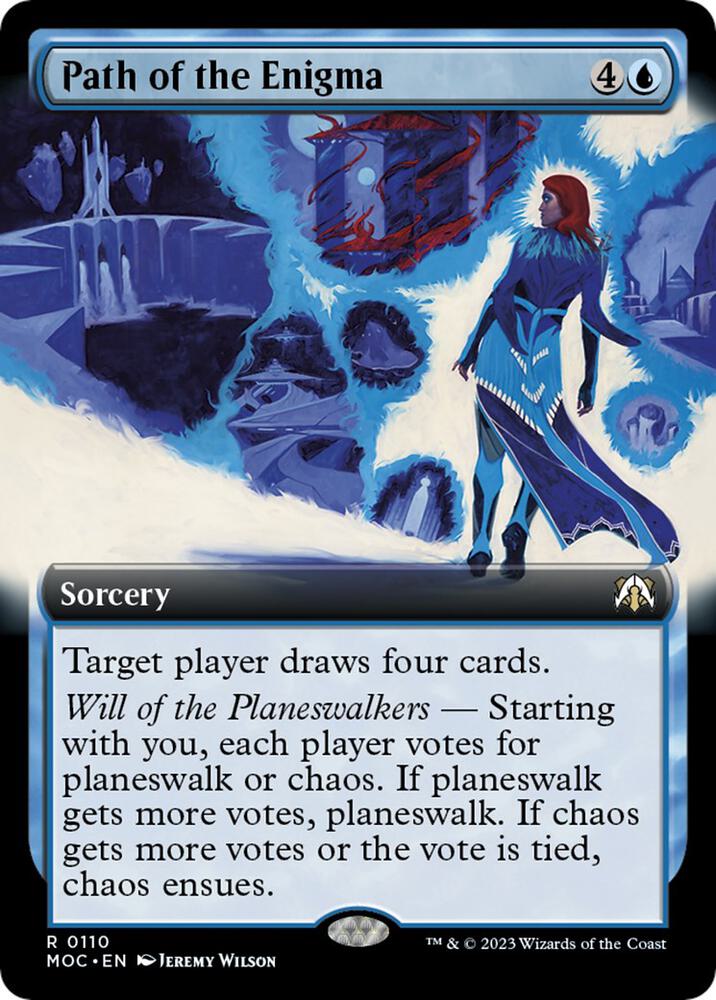 Path of the Enigma 110 (Commander: March of the Machine)  - Extended Art | Good Games Adelaide SA