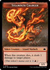 Treasure // Steampath Charger Double-Sided Token [Bloomburrow Tokens] | Good Games Adelaide SA