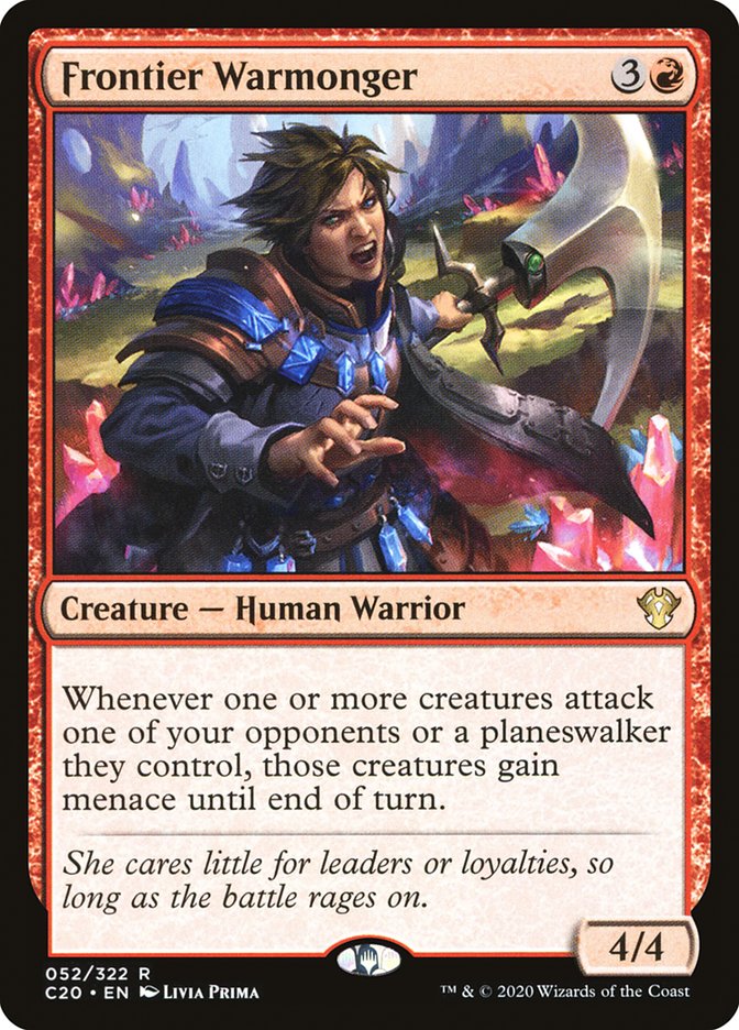 Frontier Warmonger [Commander 2020] | Good Games Adelaide SA