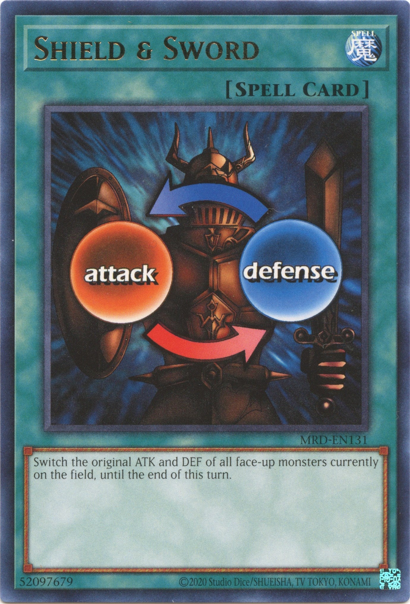 Shield & Sword (25th Anniversary) [MRD-EN131] Rare | Good Games Adelaide SA