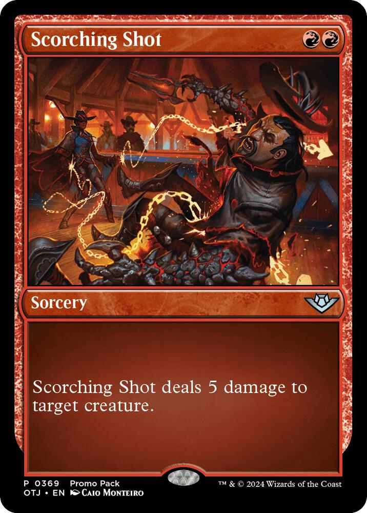 Scorching Shot 369 (Promo Pack: Outlaws of Thunder Junction)  | Good Games Adelaide SA