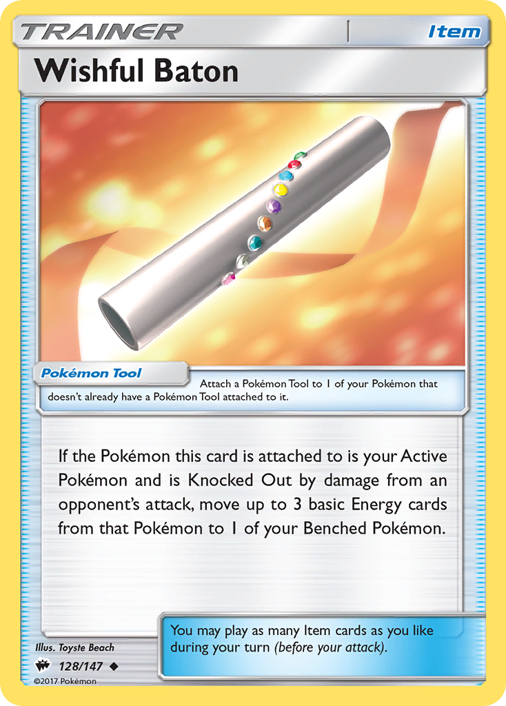 Wishful Baton (128/147) [Sun & Moon: Burning Shadows] | Good Games Adelaide SA