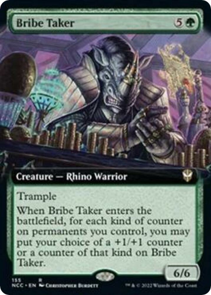 Bribe Taker Extended Art 155 (Commander: Streets of New Capenna)  | Good Games Adelaide SA