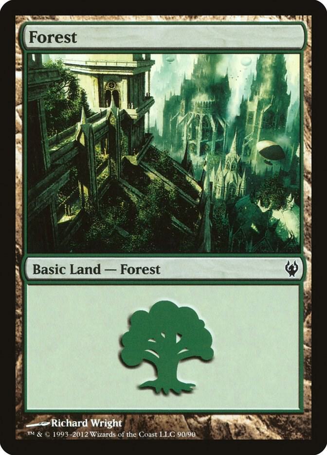 Forest 90 90 (Duel Decks: Izzet vs. Golgari)  | Good Games Adelaide SA