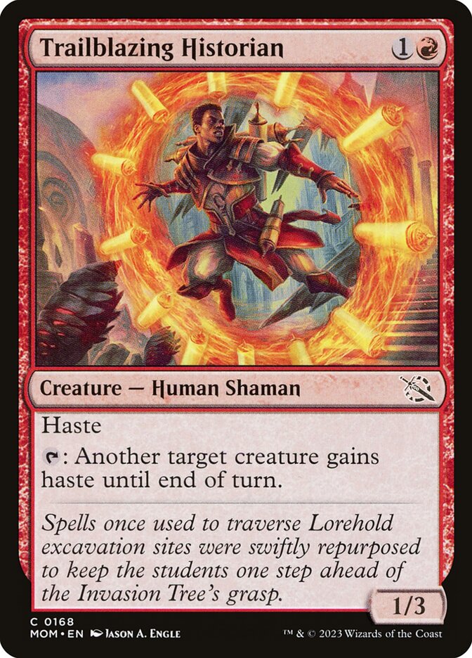 Trailblazing Historian 168 (March of the Machine)  - Foil | Good Games Adelaide SA