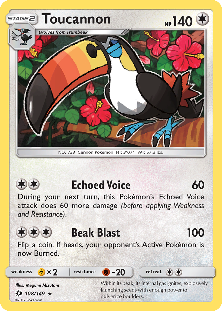 Toucannon (108/149) [Sun & Moon: Base Set] | Good Games Adelaide SA