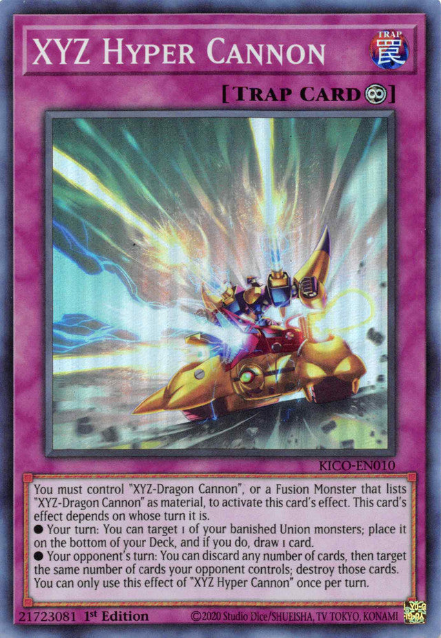 XYZ Hyper Cannon (Super Rare) [KICO-EN010] Super Rare | Good Games Adelaide SA