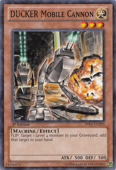DUCKER Mobile Cannon [BP01-EN200] Starfoil Rare | Good Games Adelaide SA