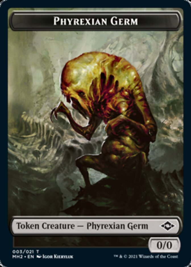 Phyrexian Germ Token [Modern Horizons 2 Tokens] | Good Games Adelaide SA