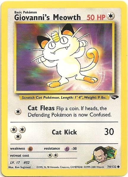 Giovanni's Meowth (74/132) [Gym Challenge Unlimited] | Good Games Adelaide SA