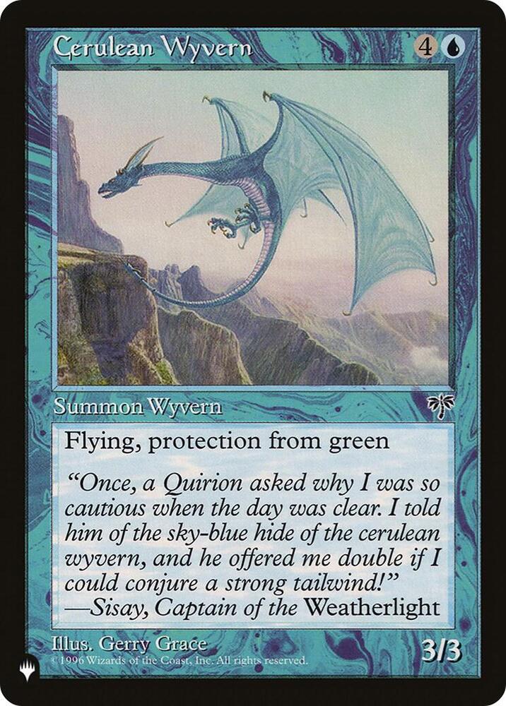 Cerulean Wyvern  (The List Reprints)  | Good Games Adelaide SA