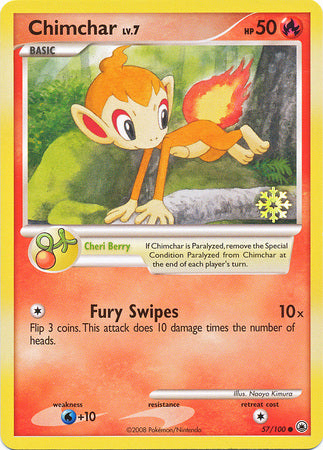Chimchar (57/100) [Countdown Calendar Promos] | Good Games Adelaide SA