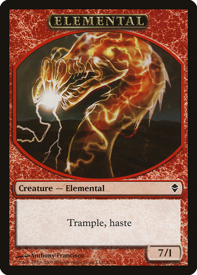 Elemental Token [Zendikar Tokens] | Good Games Adelaide SA