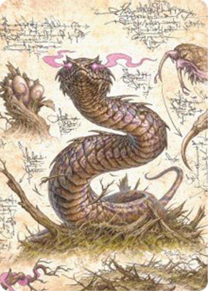 Rottenmouth Viper Art Card 36 (Art Series: Bloomburrow)  | Good Games Adelaide SA