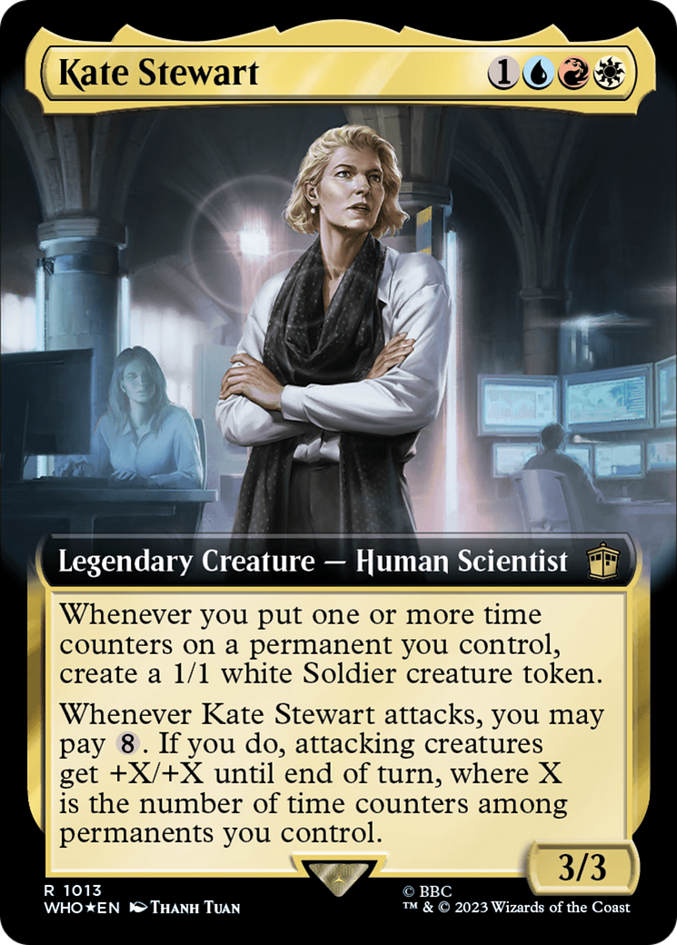 Kate Stewart (Extended Art) (Surge Foil) [Doctor Who] | Good Games Adelaide SA